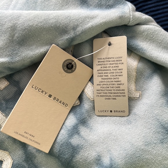 NWT Lucky Brand Tie Dye Sweatshirt - Picture 6 of 8